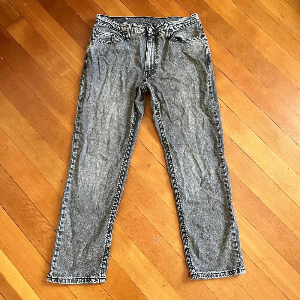 Levi's 541 Grunge Black Wash Straight Leg Jeans, Size 32" Waist & 30" Length